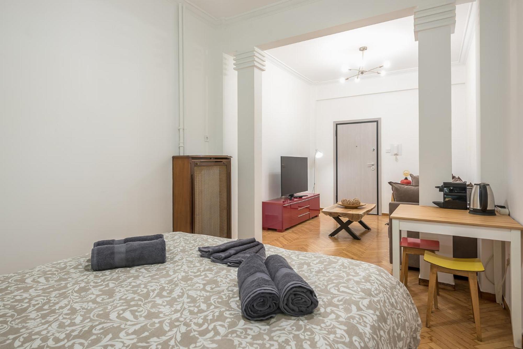 Stylish Luxury Apartment At Ampelokipi Metro Station Athen Exterior foto