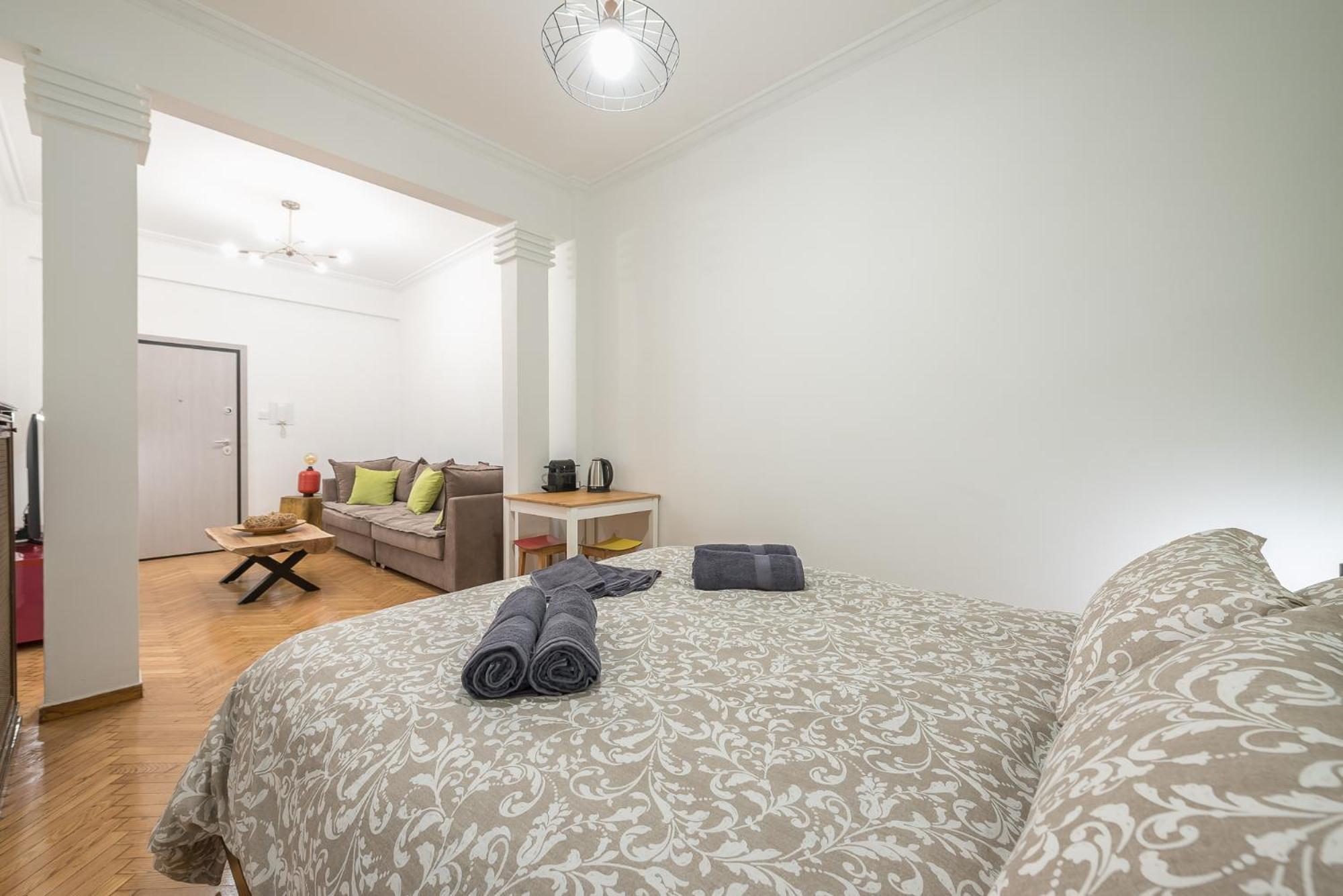Stylish Luxury Apartment At Ampelokipi Metro Station Athen Exterior foto